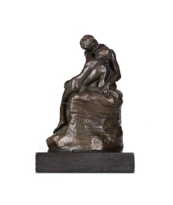 Statue Bronze Le Baiser de Rodin Reproduction 14 cm la colonne vertébrale