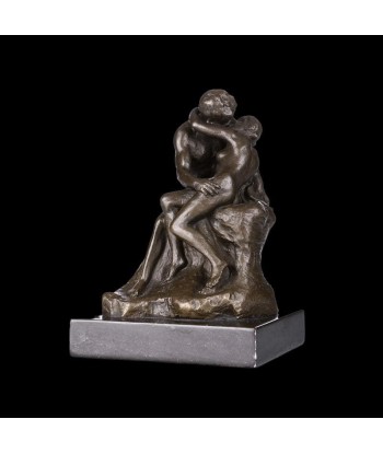 Statue Bronze Le Baiser de Rodin Reproduction 14 cm la colonne vertébrale