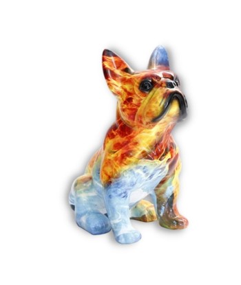 Statue Bouledogue  Multicolore Assis 21 cm de la marque