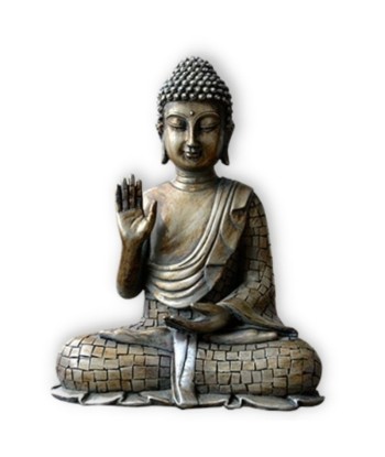 Sculpture Moderne  Statue Bouddha Assis pas cher