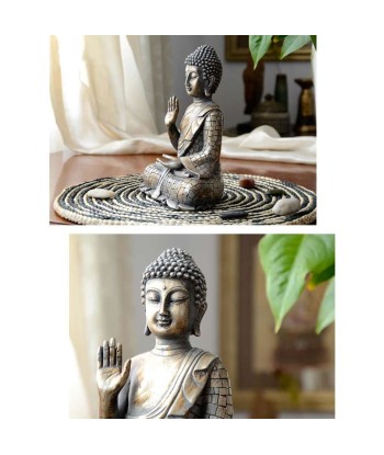 Sculpture Moderne  Statue Bouddha Assis pas cher