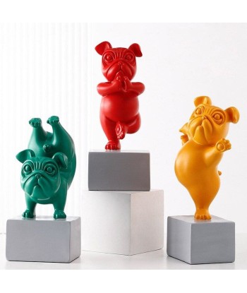 Statue Bouledogue  Yoga 23 cm meilleur choix