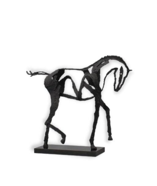 Statue Cheval  Fer le concept de la Pate a emporter 