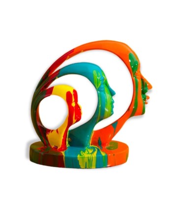 Sculpture Contemporaine  Statue Design Couleur Les êtres humains sont 