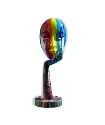 Sculpture Contemporaine  Statue Masque Visage meilleur choix