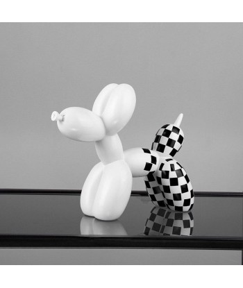 Statue Chien  Balloon Dog à Damier livraison et retour toujours gratuits