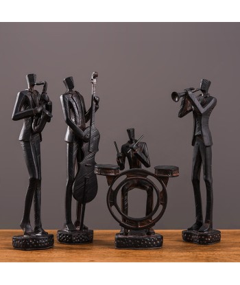 Statue Homme  Figurine Musicien rembourrage situé sous