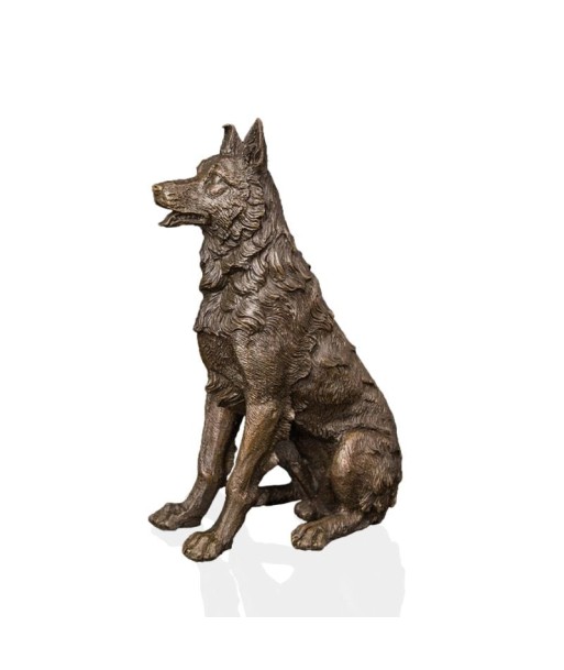 Sculpture Bronze Animalière  Chien 20 cm ouvre sa boutique