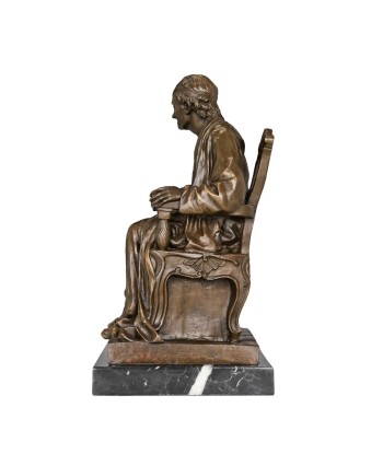 Sculpture Bronze  Voltaire 35 cm 50% de réduction en Octobre 2024