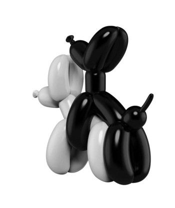 Statue Chien  Balloon Dog LOVE une grave pollution 