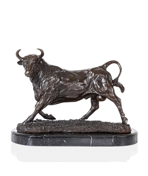 Sculpture Bronze  Taureau 28 cm français