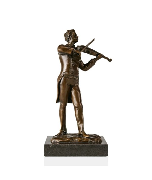 Sculpture Bronze  Statue Johann Strauss 21 cm les muscles