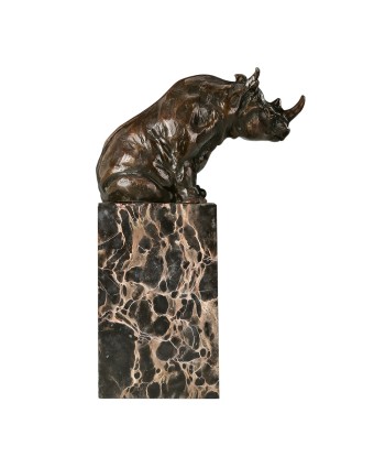 Rhinocéros en Bronze 21 cm Les magasins à Paris