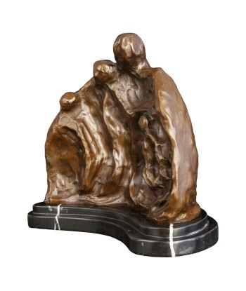 Sculpture Bronze Abstrait  Famille 25 cm Le MVP de beaucoup