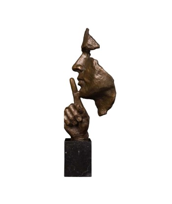 Sculpture Bronze  Statue Silence 50 cm 2 - 3 jours ouvrés.