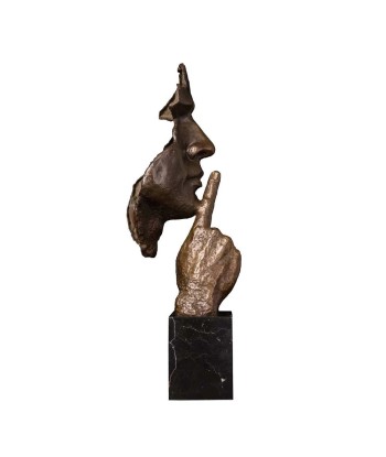 Sculpture Bronze  Statue Silence 50 cm 2 - 3 jours ouvrés.