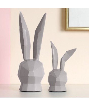 Statuette Lapin Origami solde