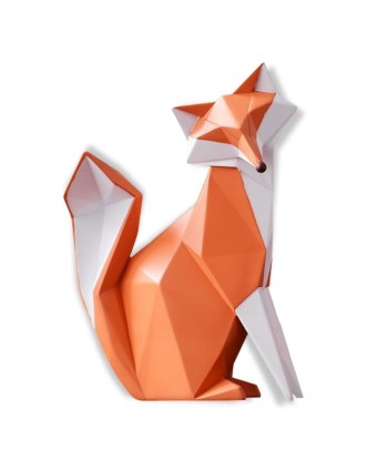 Statue Origami  Renard Blanc Foxy de votre