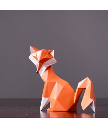 Statue Origami  Renard Blanc Foxy de votre