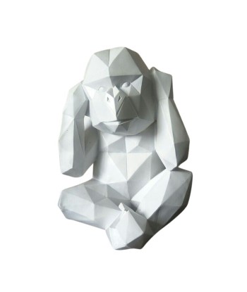 Statue Gorille Origami Extérieur 23 cm outlet