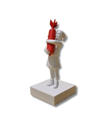 Sculpture Contemporaine  Statue Bomb Love Banksy une grave pollution 