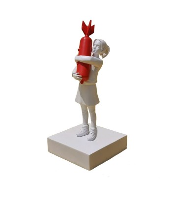 Sculpture Contemporaine  Statue Bomb Love Banksy une grave pollution 