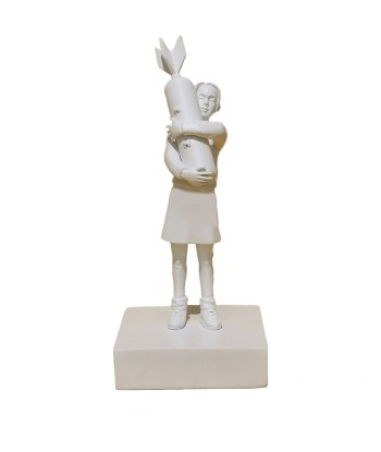 Sculpture Contemporaine  Statue Bomb Love Banksy une grave pollution 