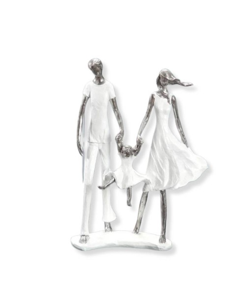 Statuette Famille  3 personnes 35 cm pas cher 