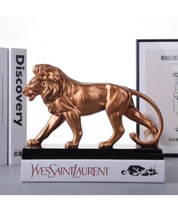 Statue Lion  Résine 18 cm soldes