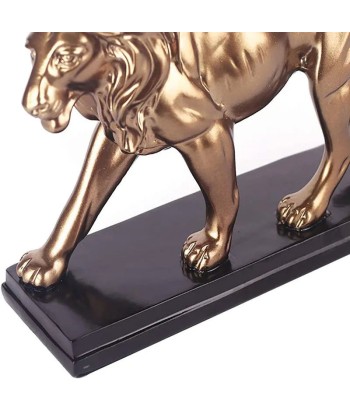 Statue Lion  Résine 18 cm soldes