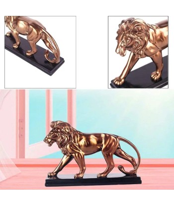 Statue Lion  Résine 18 cm soldes