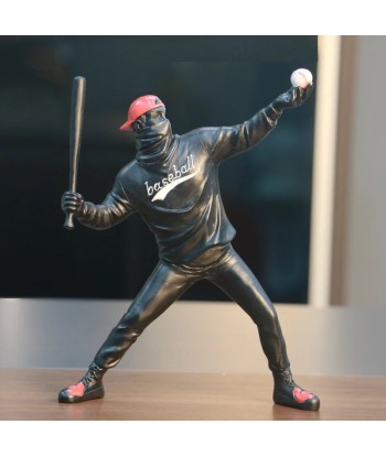 Statue Baseball en linge