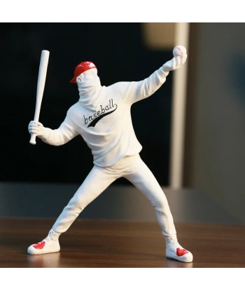 Statue Baseball en linge