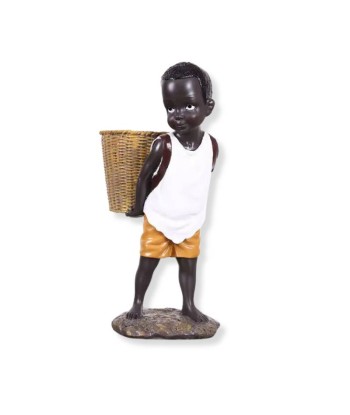 Statuette Noire  Africaine 28 cm JUSQU'A -70%! 