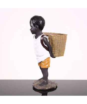 Statuette Noire  Africaine 28 cm JUSQU'A -70%! 