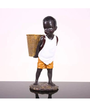 Statuette Noire  Africaine 28 cm JUSQU'A -70%! 