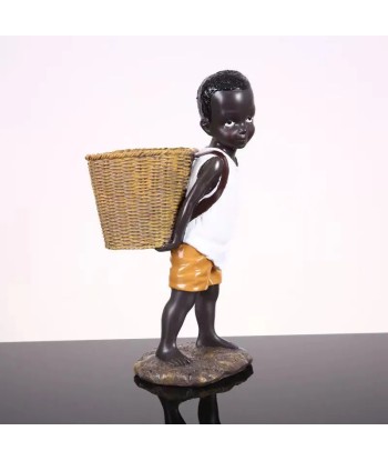 Statuette Noire  Africaine 28 cm JUSQU'A -70%! 