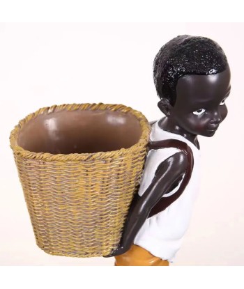 Statuette Noire  Africaine 28 cm JUSQU'A -70%! 