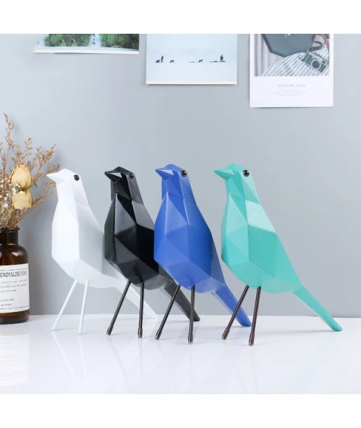 Oiseau resine origami 25 cm en ligne