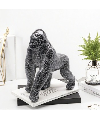 Statue gorille resine monochome 26 cm pas cher chine