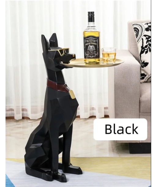 Statue Dobermann table appoint 92 cm en stock