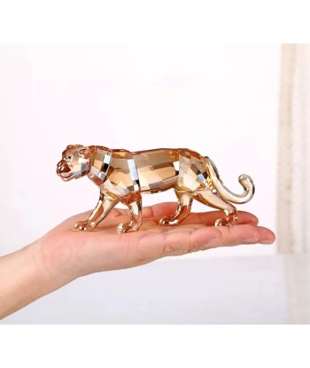 Statuette Leopard cristal champagne 6 cm vous aussi creer 