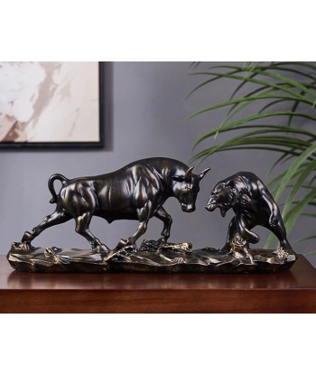 Statue Taureau vs Ours 15 cm online