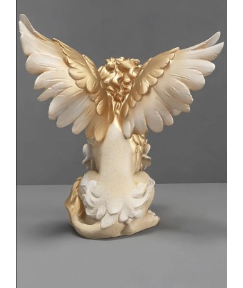 Statue lion ailé blanc / doré 27 cm JUSQU'A -70%! 