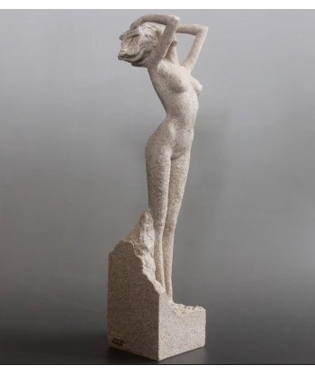 Statue femme nue en grès 32 cm sur le site 