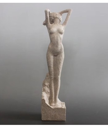 Statue femme nue en grès 32 cm sur le site 