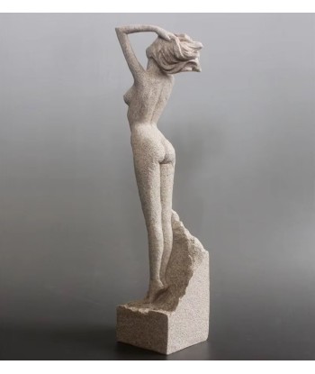 Statue femme nue en grès 32 cm sur le site 