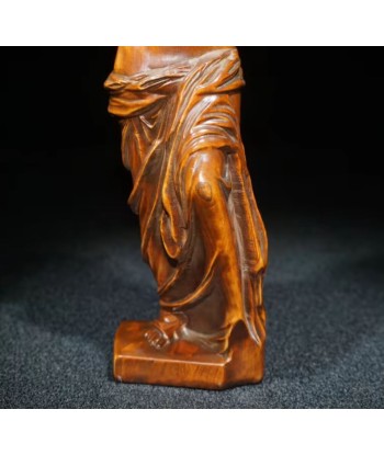 Statue Vénus de Milo en bois 20 cm une grave pollution 