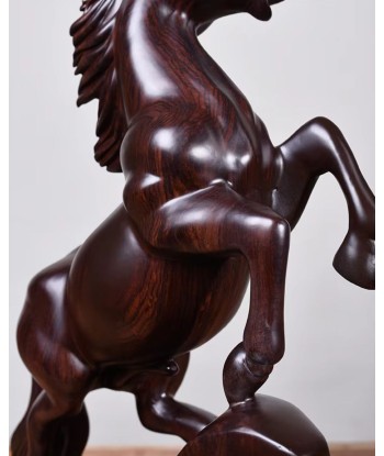 Statue de Cheval en Bois Massif 15 cm shop