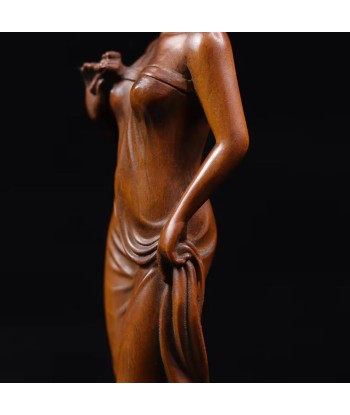 Statue femme en bois 20 cm shop